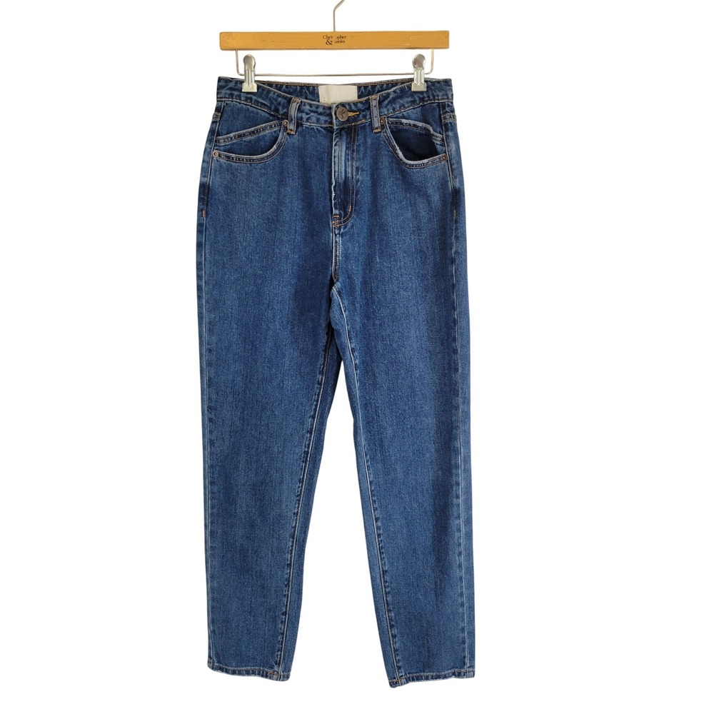 One Teaspoon Straight Leg 100% Cotton‎ Jeans Blue Size 29 Dark Wash